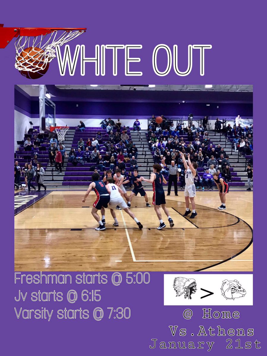 Come out and support the boys as they take on Athens Friday night. The first 150 lhs students will get a free white out t-shirt !! Also it will be military night so come watch the choir perform ❤️💙