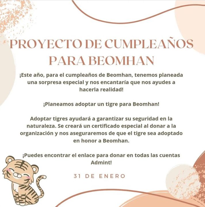 MontMexico_Off's tweet photo. [PROYECTO DE CUMPLEAÑOS DE BEOMHAN]

El link para donar se encuentra en nuestra bio, si no pueden participar no se preocupen, compartiendo la imagen nos ayudan mucho~🐯

Cr.@mont_cl 

#Beomhanday #Beomhan #FM #FMtrainee #MONT #MONTARENA #KPOP https://t.co/BNMtOrZ3xS