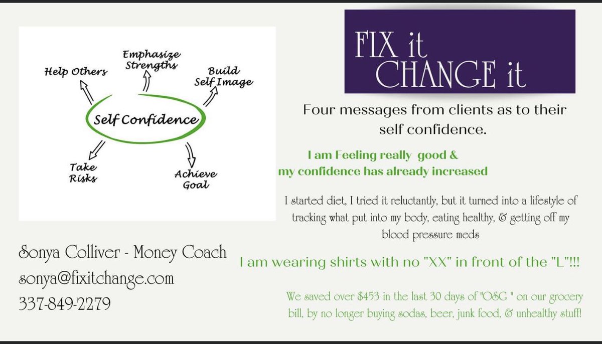 Let’s talk about your self confidence!