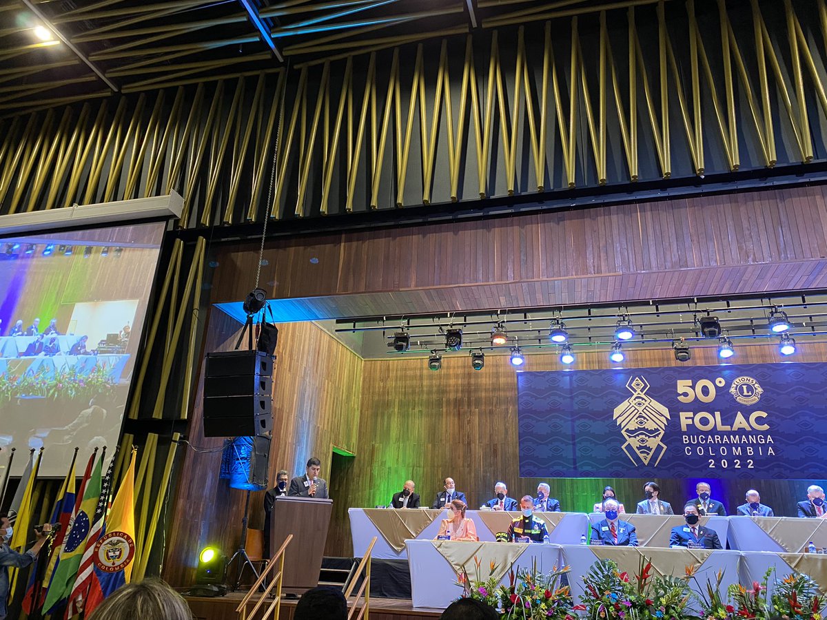 <a href="/PROCOLOMBIACO/">PROCOLOMBIA</a> le da la bienvenida a los 800 Leones de #AmericaLatina que visitan #Bucaramanga para la versión 50 de FOLAC 2022.
De la reactivación al crecimiento en turismo de reuniones! 
<a href="/g_salcedo_r/">Gilberto Salcedo</a> @BureauBga