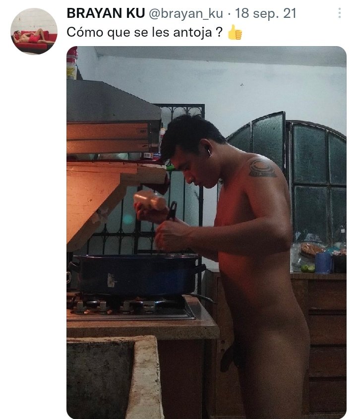brayan_ku's tweet photo. @_AlejoOrtiz Huuuf que deli 🤤
Se parece al mío 😏 https://t.co/KQDP2prxfp
