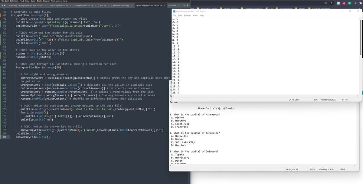 xxamata's tweet photo. Day 2 of 100:
What I learned today: 
- Shelve uses the clipboard method to call and print
- pprint.format calls files directly from the hard drive
- How to create, read, write, and append to new files.
#100DaysOfCode #CodeNewbie #Python https://t.co/Ev4f482N8R