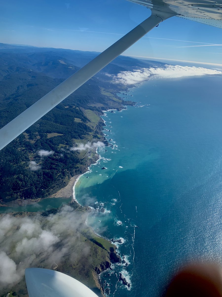 Enjoyed a flight with my friend on his little Cessna aircraft., over the #mendocino coast! The place I call my home!! #northerncalifornia Is so beautiful !!