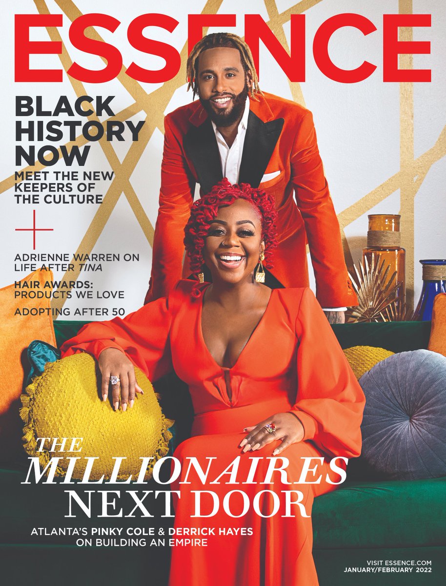 dstinc1913's tweet photo. Congratulations to Soror Aisha "Pinky" Cole for appearing on the cover of Essence Magazine! In this edition Soror Cole and her partner Derrick Hayes discuss how they turned their shared love of food and community into multimillion-dollar businesses. 

#DST1913 https://t.co/vnfdTEaffT