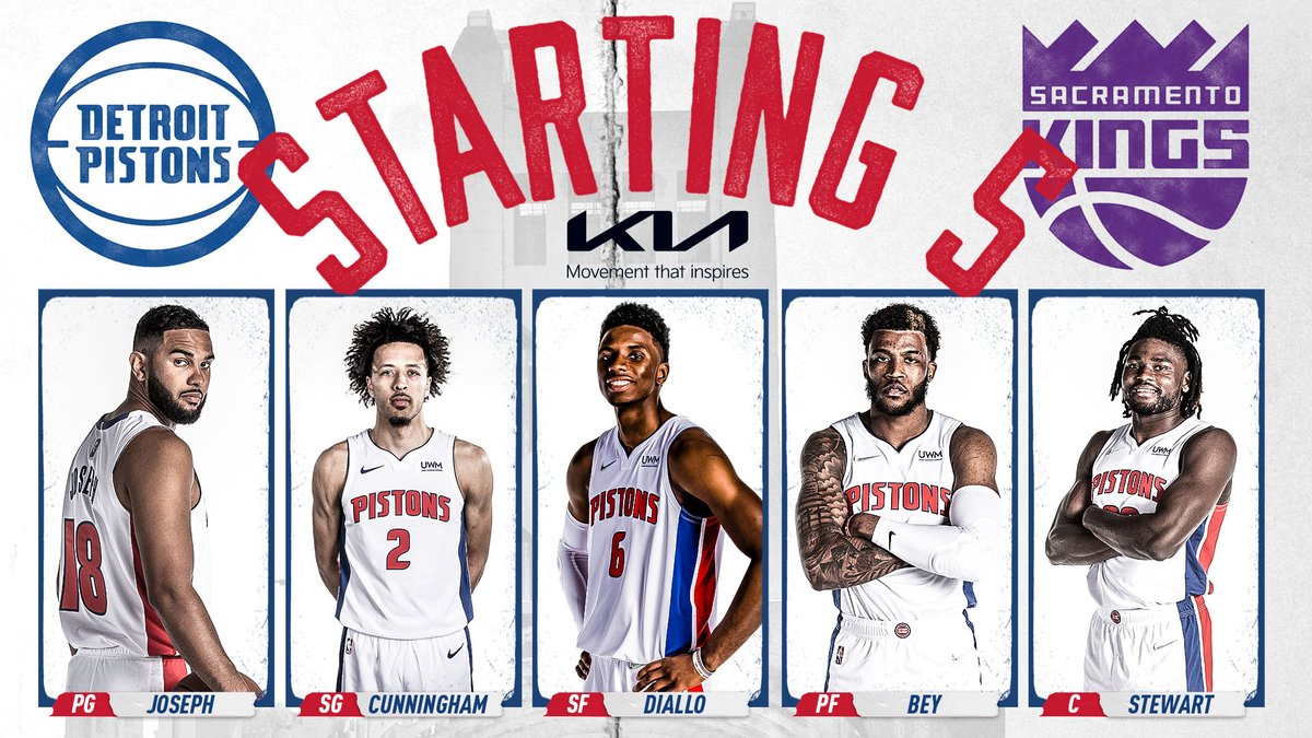 Pistons vs. Kings Playbyplay, highlights and reactions HoopsHype