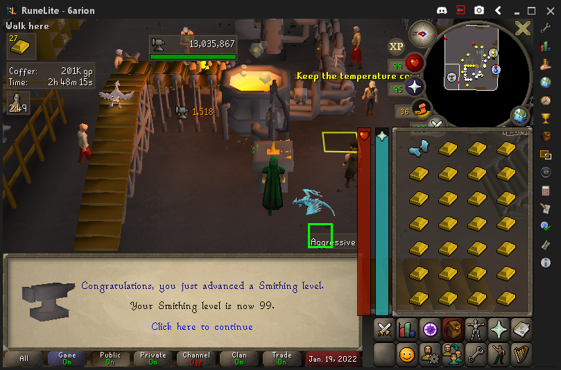 Gafergus_OSRS's tweet photo. fucked around and got another 99 and 2250 total. https://t.co/Nhw9Vv8tSX