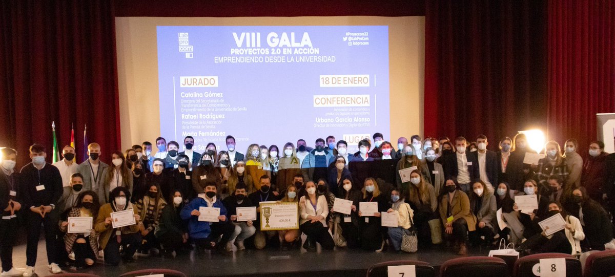 EMPRENDIENDO DESDE LA UNIVERSIDAD 
<a href="/CallandoBocasOf/">Callando Bocas</a>, proyecto ganador en la VIII Gala Proyectos 2.0 en Acción @Gabifcom 

<a href="/abcdesevilla/">ABC de Sevilla</a>, gracias.

<a href="/unisevilla/">Universidad de Sevilla</a> <a href="/HadaMSG/">Hada Sánchez</a> <a href="/Urbano1313/">Urbano García Alonso</a> <a href="/aybarrapacheco/">AlvaroYbarraPacheco</a> <a href="/sevillaclick/">Pedro Ybarra</a> <a href="/rafarogue/">Rafael Rodríguez</a> <a href="/Antonioyelamo/">Antonio Yélamo Crespillo</a> <a href="/Fersaimar/">Marta Fernández S-P</a>

sevilla.abc.es/sevilla/sevi-c…
