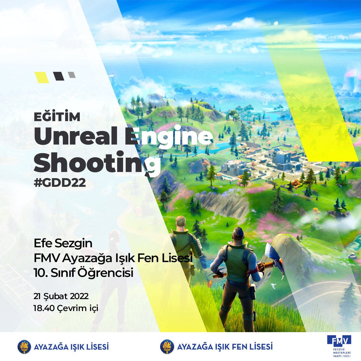 "Unreal Engie Shooting" başlıklı eğitim ile Efe Sezgin sizlerle #gdd #gdd22