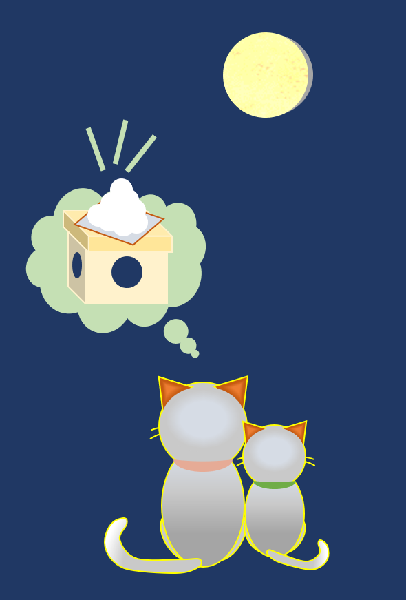 aicareerv's tweet photo. こんにちは横山です。
Wordを使って「お月見」のイラストを描きました。
今日の満ち欠け(福岡県Ver.)を描いてみました。
18日が満月だったようです🌕
#Word #イラスト #月 #パソコン教室 https://t.co/KjofcVbIKt