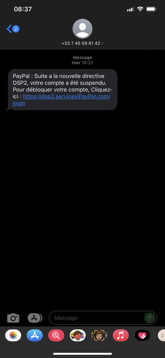3stelle_'s tweet photo. @PayPalFrance c’est pareil, vos problèmes de fishings ça s’arrête quand ? 🤦🏻‍♀️ https://t.co/7PdHjGRyLN