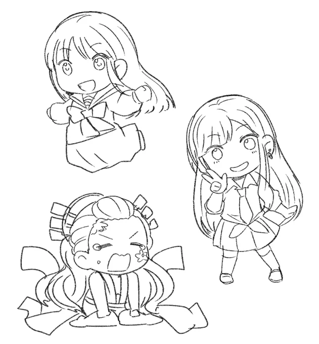 観てる冬アニメに出てくる女の子。(※もっと色々観てます。) 