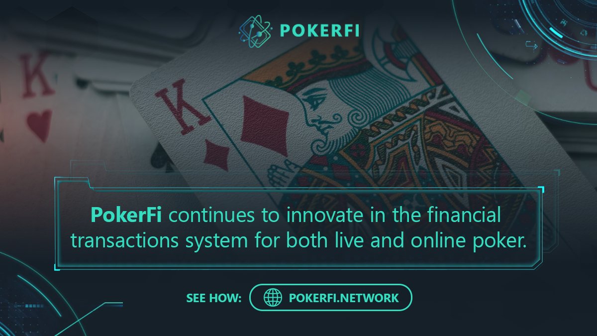 #PokerFi continues to innovate in the financial transactions system for both live and online #poker. A lot has happened over the last few weeks so we wanted to take this opportunity to update the community on some of our most recent developments.

📍pokerfi.medium.com/pokerfi-devs-f…

$PKS