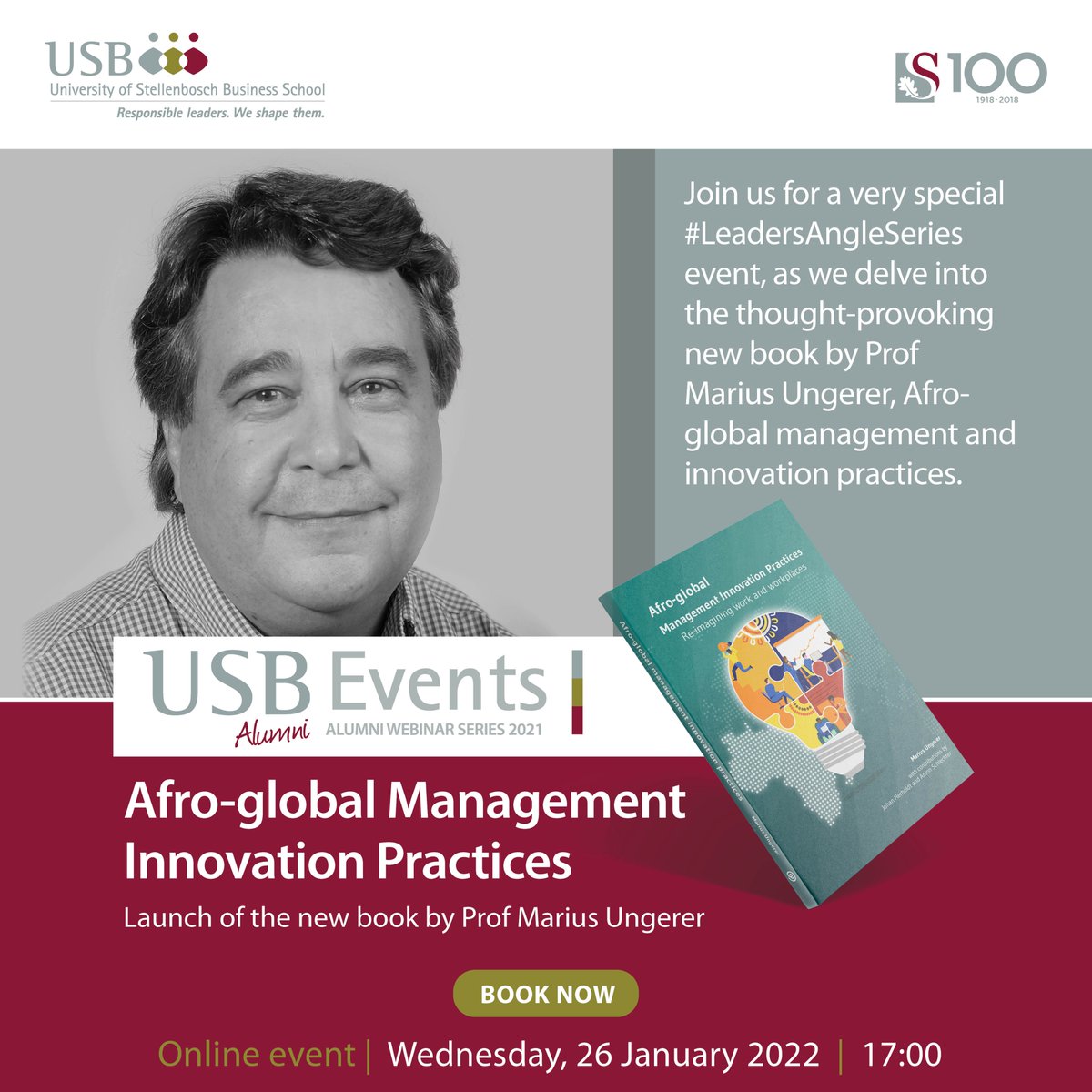 Please join @StellenboschUSB for a very special #LeadersAngleSeries event as they delve into the thought-provoking new book by Prof Marius Ungerer, Afro-global Management Innovation Practices

Please register for the event here: usb.idloom.events/Afro-global-Ma…
