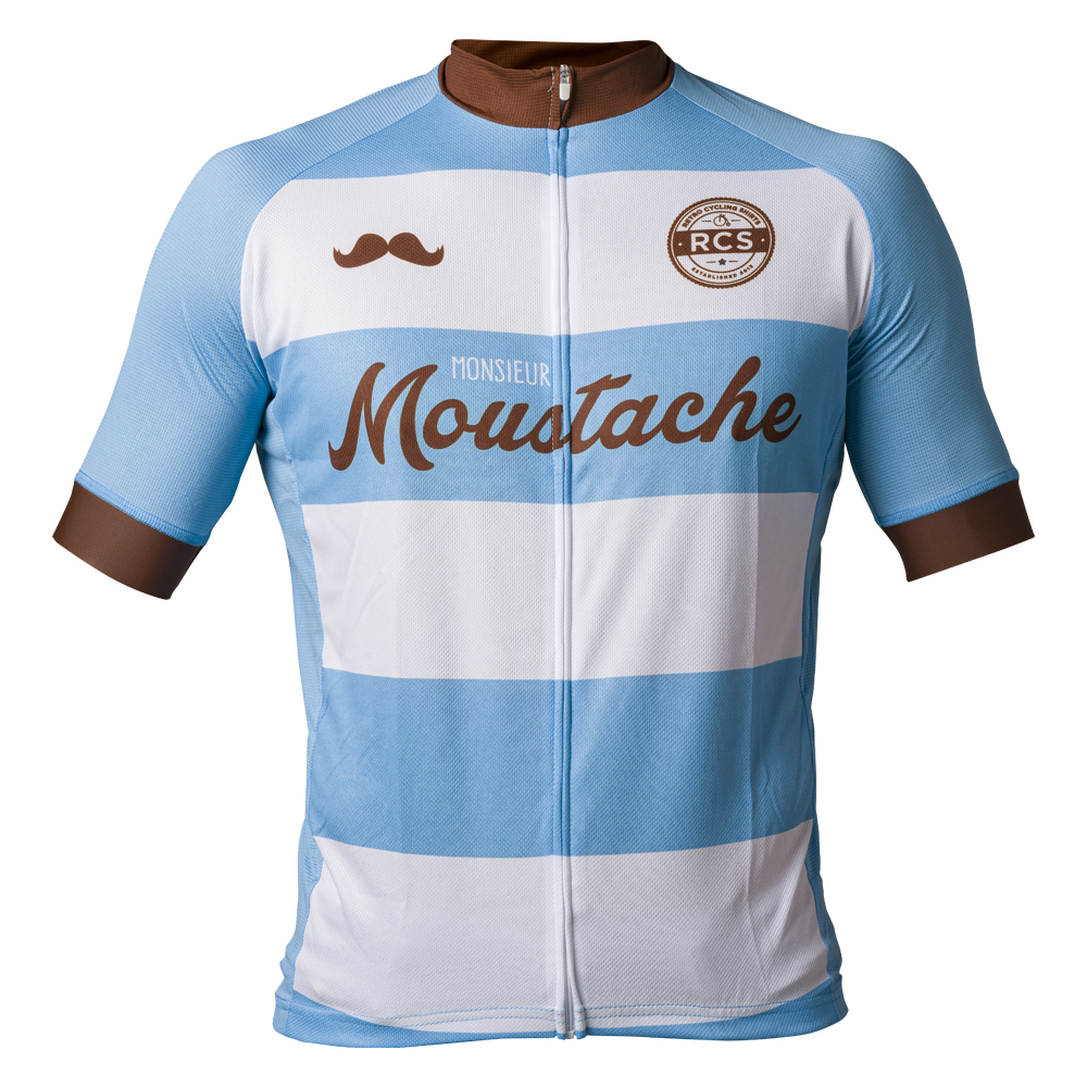 At the beginning of last century, all champions cycled with a big mustache. This cycling shirt is a tribute to these heroes. Order it now and ride like a champion!

Monsieur Moustache ➡➡ retrocyclingshirts.com/en/product/mon…

Retro Cycling Shirts. Remember!