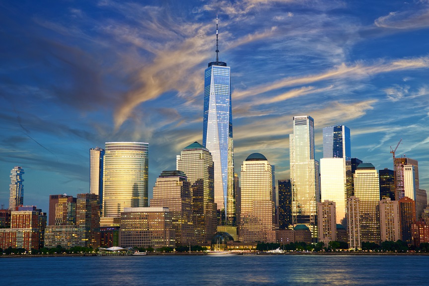 World Trade Center towers 1 &amp; 3 in New York contain resp. 10,000 and 50,000 m2 of safety glass from BGT :-)