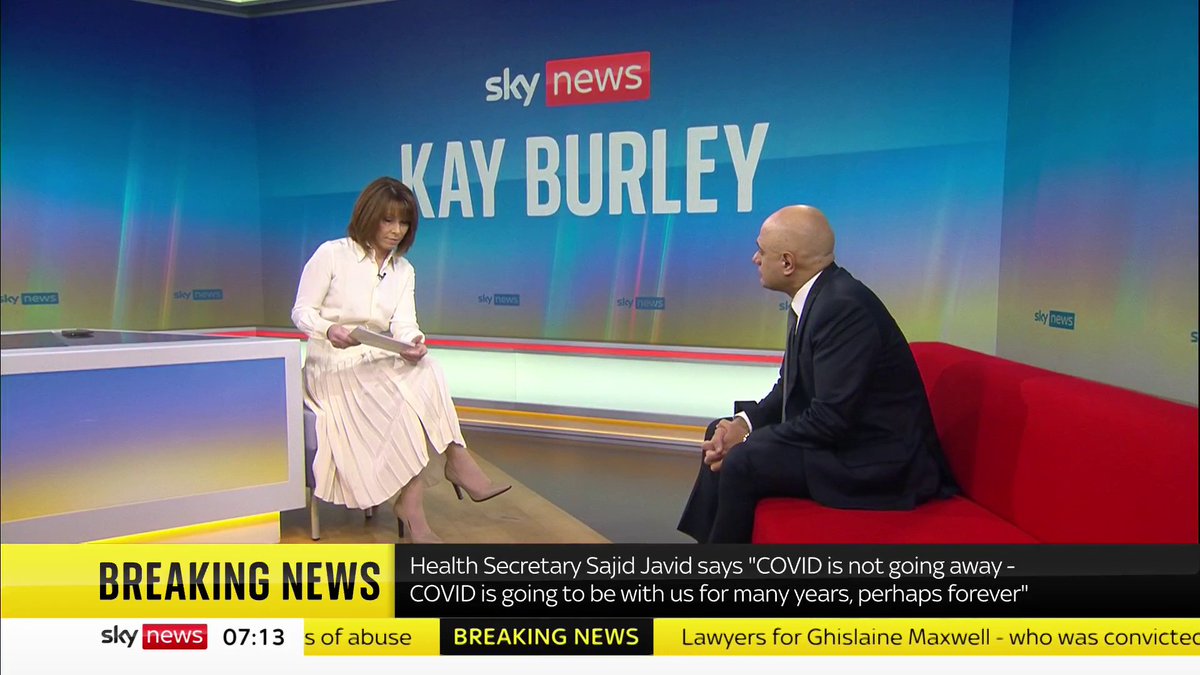 Kay: If this PM has broken the law, should he step down? 

@sajidjavid: You're trying to get me into a hypothetical situation..

Kay: I knew you'd say that.. so I looked up hypothetical and what it means... and here it is minister… 🙂

#KayBurley #partygate UF