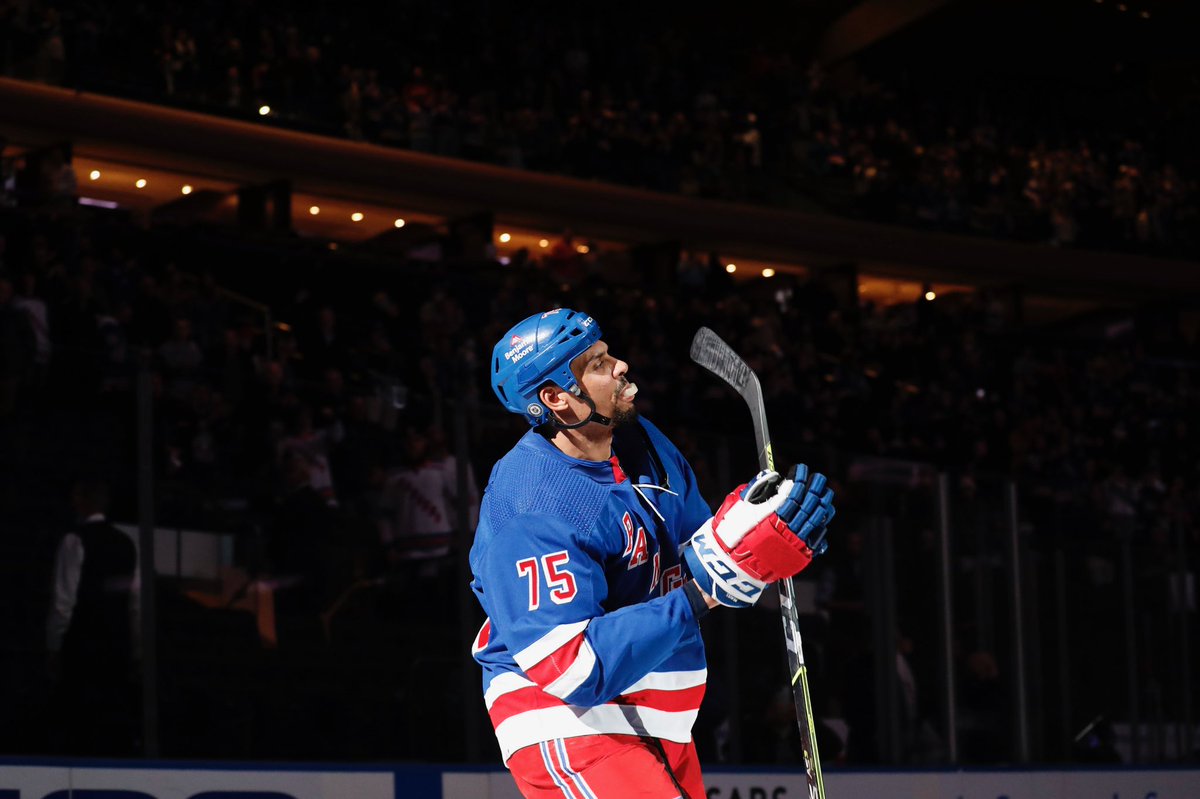 NYRangers's tweet photo. “We can hang with the big boys. We are one of the big boys.” - Ryan Reaves https://t.co/fa0ctbWCVD
