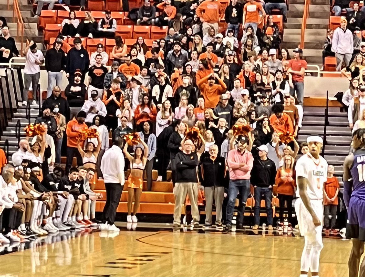 Kaitlyn Seiler (@kaitiegirl10) on Twitter photo As a proud OSU Pom Alumna, I was very disappointed to see that OSU Pom is almost completely covered up by donor seating. Nice to see that <a href="/OSUAthletics/">Oklahoma State Athletics</a> is prioritizing money over these athletes. Please do better. As a proud OSU Pom Alumna, I was very disappointed to see that OSU Pom is almost completely covered up by donor seating. Nice to see that <a href="/OSUAthletics/">Oklahoma State Athletics</a> is prioritizing money over these athletes. Please do better.