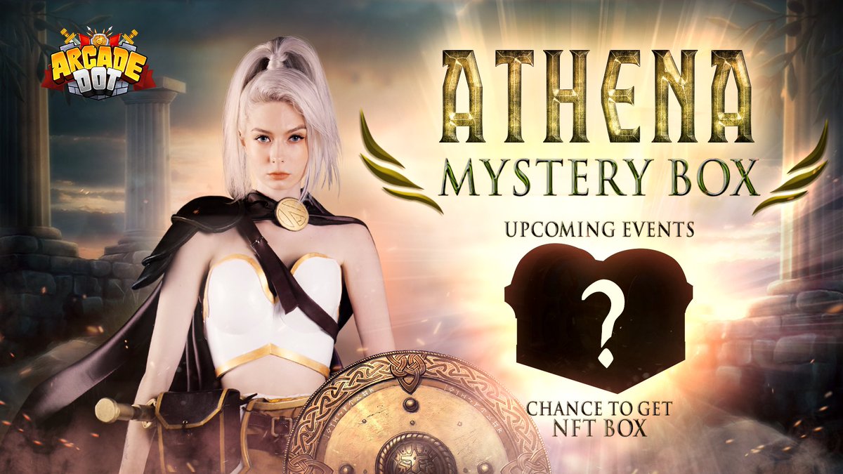 dotarcadegame's tweet photo. 🔥 UPCOMING NFT BOX &amp; HOT EVENTS

💥 Athena Mystery Box: NFT box with a series of valuable qualities: characters, weapons, skins...
💥 Events and Minigames: a great chance to own the NFT box

Don't forget to like and retweet to receive surprise gifts

#DotArcade #Metaverse #RTS https://t.co/DwcZ1iD56T