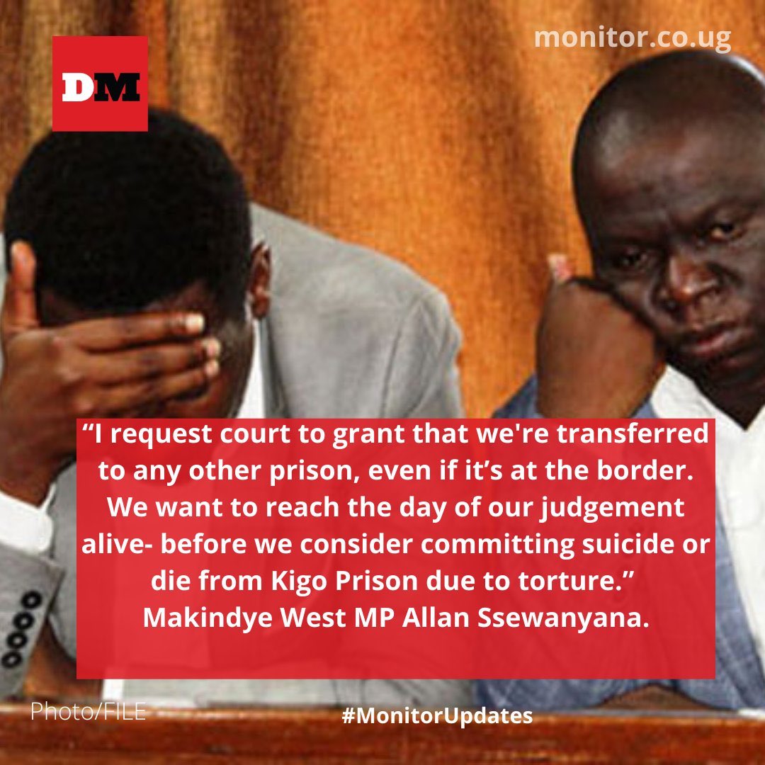 williamkikomeko's tweet photo. Our  INNOCENT MPs &amp; all Political Prisoners needs JUSTICE.  Yes we have to demand them , gov’t hv no reason why denied them Bail . 

UGANDA WILL BE FREE: #RegimeMustFall . https://t.co/WalaPwHdQ1