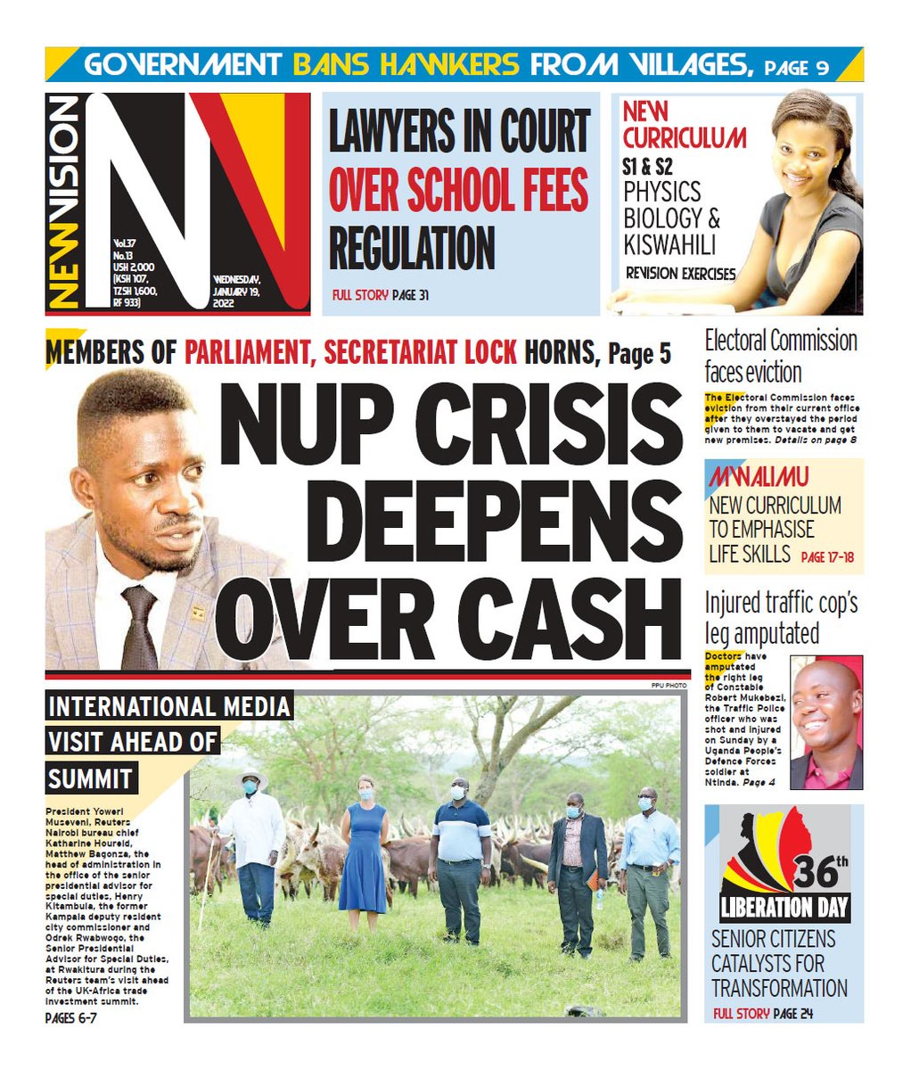 Lioness_Raushan's tweet photo. Do u notice that the most important things are small while the nonsense is the big headline 🙇😢 

mbu #BobiMufere like seriously 🙅 
#TweetLikeNewVision https://t.co/Tsttterh0R