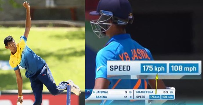 massmedia_off's tweet photo. Former #Pakistan Cricketer #ShoaibAkhtar's Fastest Ball Record Broken by #SriLanka U-19 cricketer!.
Name : Matheesha
Speed : 175kph - 108mph https://t.co/3qlbyiomwP