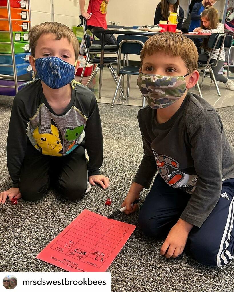 Posted <a href="/withregram/">Repost app</a> • @mrsdswestbrookbees Learning how to compare numbers🐊🐊🐊🐊🐊 instagr.am/p/CY8An7Hs1FT/