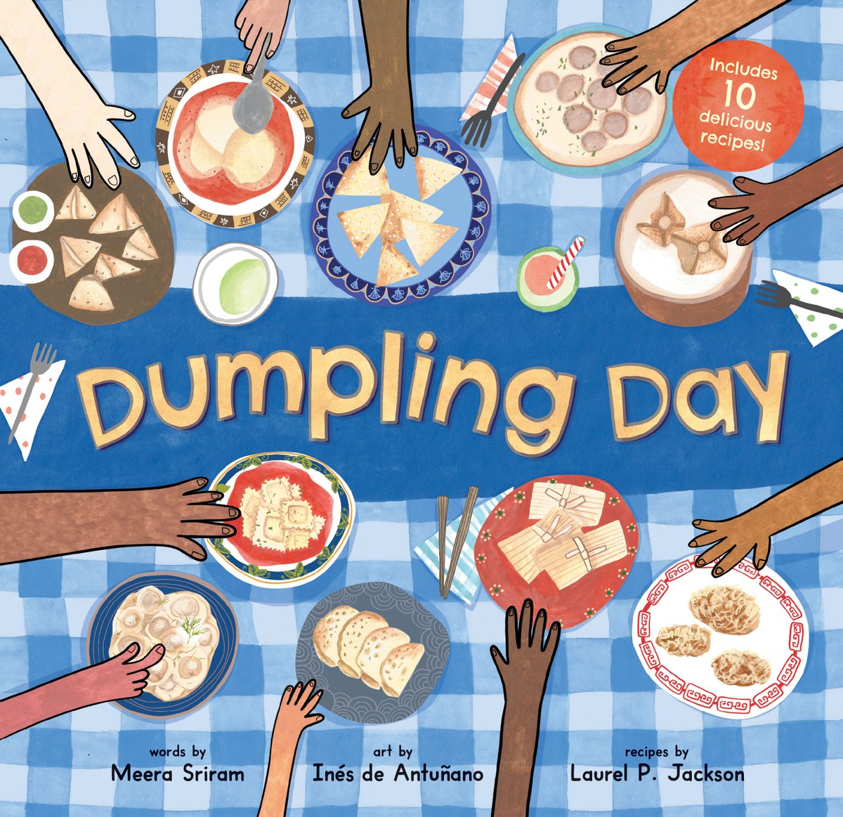 Dumpling Day (written by <a href="/Meeratsriram/">Meera Sriram</a>, illustrated by  
<a href="/inesdea/">Inés de Antuñano</a>, with recipes by <a href="/LPaulaJackson/">Laurel Paula Jackson</a>) is a counting book that is oh so much more!

Full review: goodreads.com/review/show/44…

<a href="/BarefootBooks/">Barefoot Books</a> <a href="/PBScribblers/">Picture Book Scribblers</a> #bookaday #kidlit #picturebook #dumplings