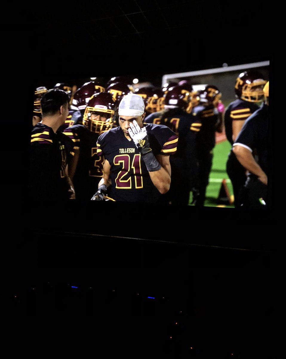 pjbreenphoto's tweet photo. Absolutely one of the coolest feelings seeing my footage on a big screen at Harkins. The season @TTownFball put together, their great young men winning the Region, was the highlight of my 2021. https://t.co/vB5eNRwZvJ