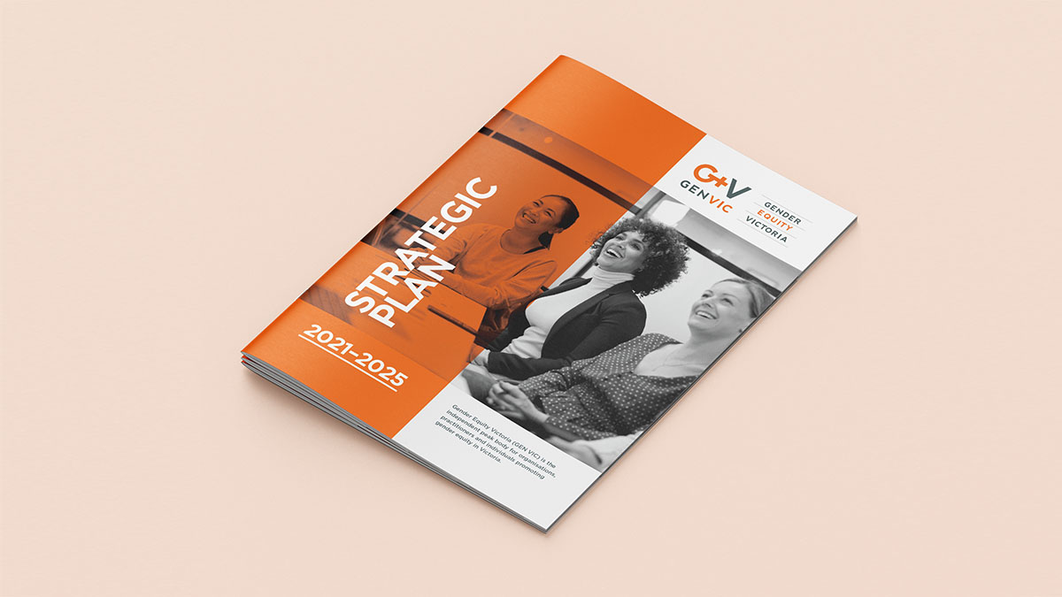 eth_design_co's tweet photo. Towards the end of last year we designed the 2021-2025 Strategic Plan for Gender Equity Victoria (GENVIC) - the Victorian peak body for gender equity, women’s health and the prevention of violence against women.

#genderequity #ethicaldesign https://t.co/iBg0f2dY7x