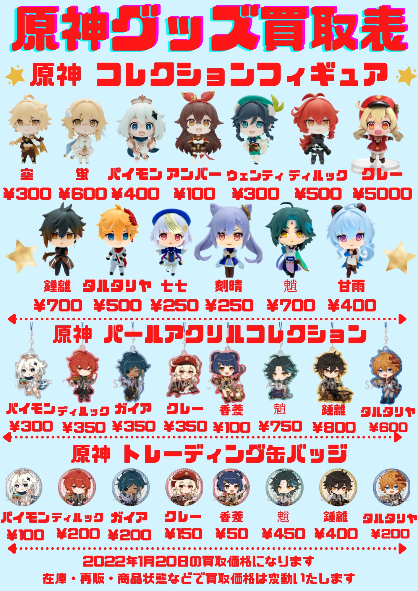 原神　アクリルパールコレクション第2弾　全8種　コンプリート ソル・インターナショナル on X: 