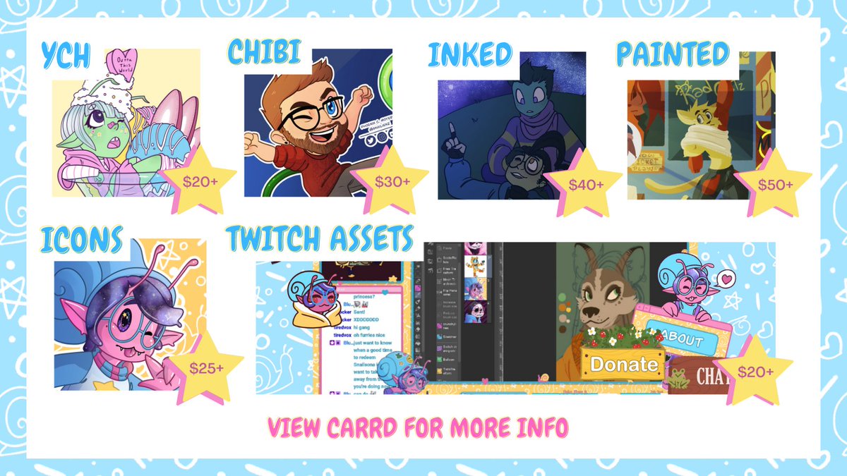 snailienz's tweet photo. Okay Snail Gang, I need some help, We currently need ~$250 for our phone bill and I don't have it. 

The phone is important so I can contact my family when I'm home alone. I wanna take as many commissions as I can! There is currently no slot limit.

https://t.co/FQf6qptiEI https://t.co/KxDftg6CYq