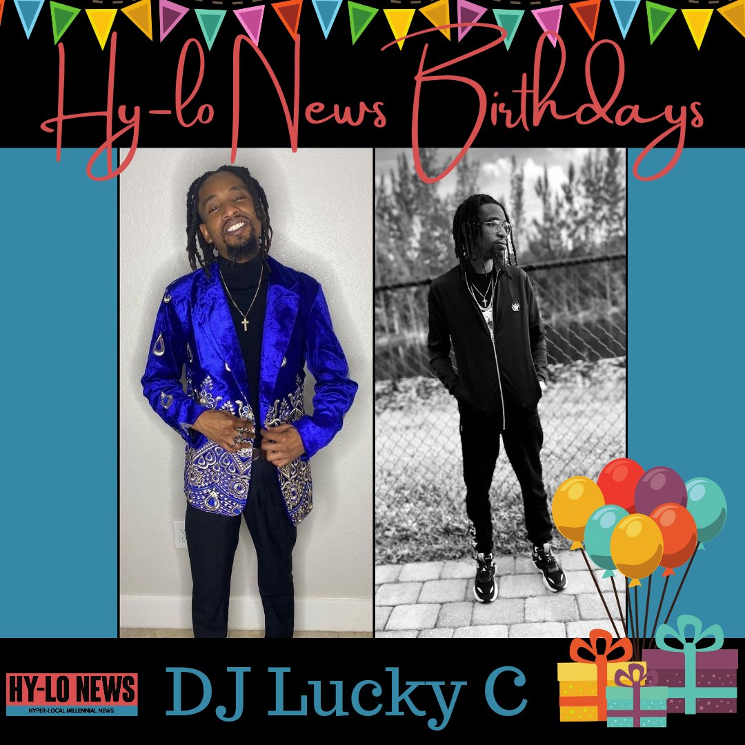 Hy_LoNews's tweet photo. Hy-Lo News family help us wish DJ Lucky C a very happy birthday. The @99JAMZMiami DJ and media personality celebrated his 33rd birthday yesterday. 🎊🎉🎁🙌🏾 Turn up @DJLUCKYC 🍾😊
#Miami #Celebs #DJLUCKYC #99JamzMiami #HipHop #MiamiBlog #SouthFlorida #HyLoBirthdays #HyloNews https://t.co/eDURPZQGMX