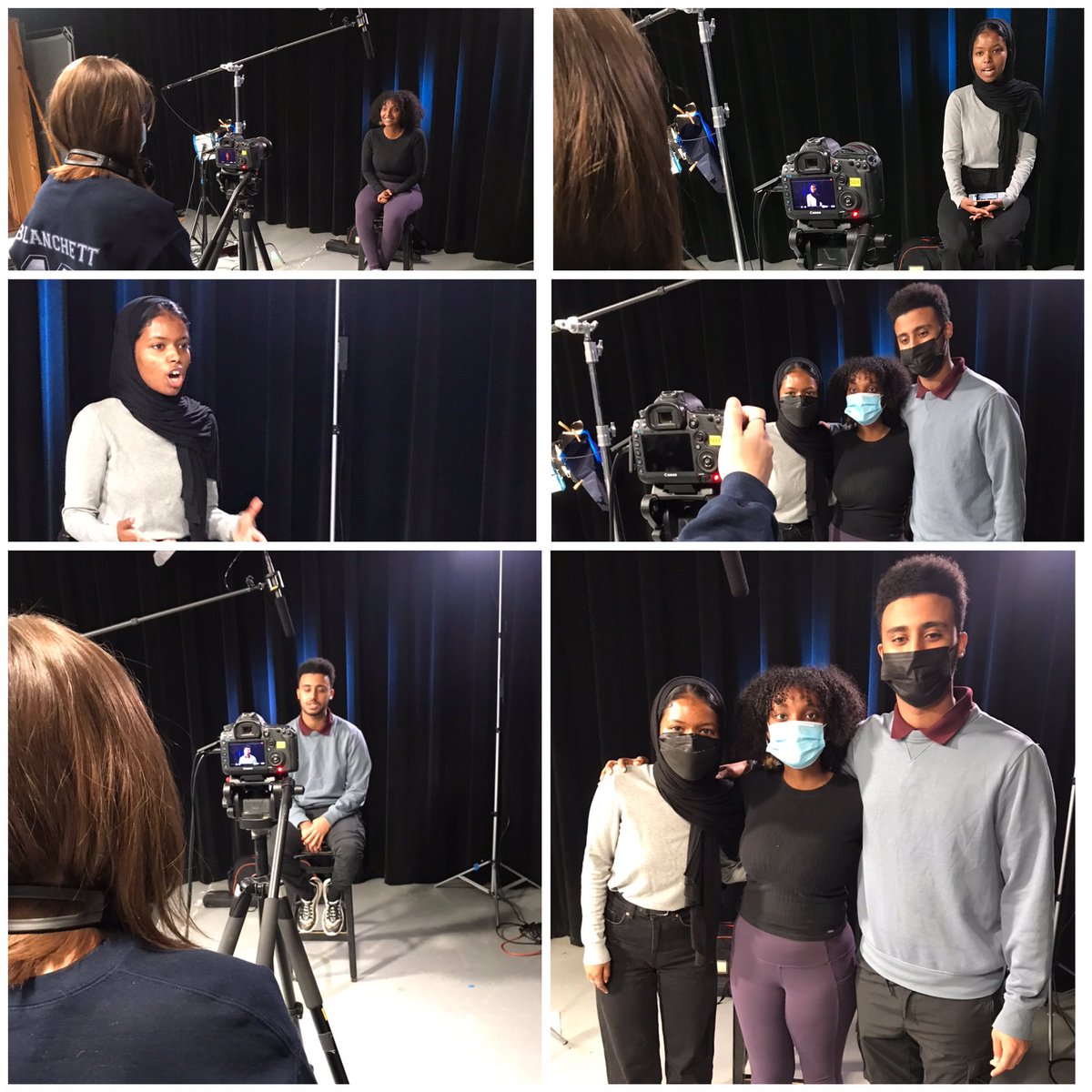 TV Production students record Arlington Tech scholarship winners. All of them receive a four-year, full-tuition scholarship. Congratulations Reem, Stephanie and Yosief. All of you are truly inspirational.<a href="/arlingtontechcc/">Arlington Tech</a> <a href="/Margaretchungcc/">Margaret Chung</a> <a href="/APSCareerCenter/">Arlington Career Center</a> <a href="/CharlesRandolp3/">Charles Randolph</a>