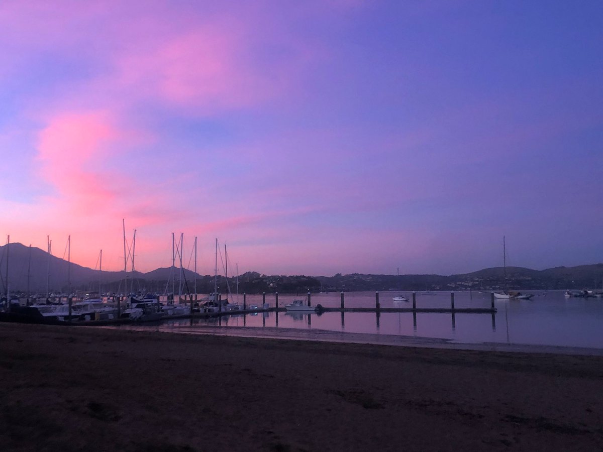 #sunset from a run tonight.  #mttam #marin