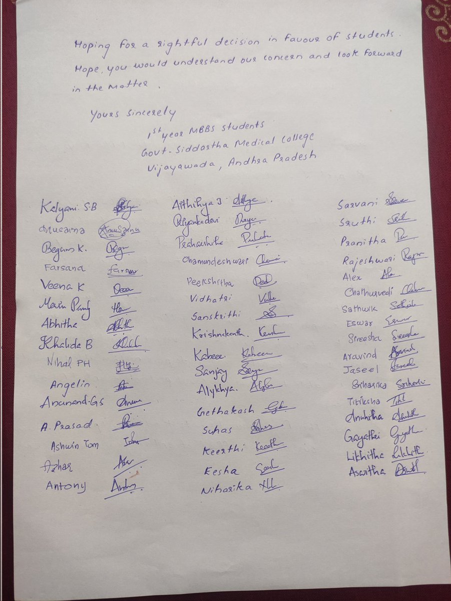 musaina_farsana's tweet photo. Plz postpone exams for one month..All our efforts of past one year will otherwise go in vain.. #ntruhs #postponembbsexamsAP #MedTwitter @ysjagan @AudimulapSuresh @governorap @ndtv @TV9Telugu @CNN @official_aimsa @apjuda1 @87Vamsi https://t.co/6G74O6Or5c