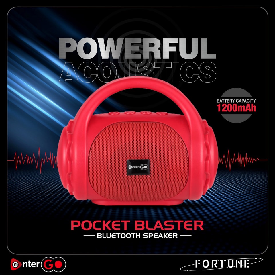 enterproduct's tweet photo. Grab this hidden gem as fast as you can, a 5W musical fun in red.

• 5.0 Bluetooth Connectivity
• TF Card Support
• Aux-in Support
• Up to 5 hrs playback
• 5 watt Speakers
• USB Flash Disk
.
#PocketBlaster #PocketBlasterSpeaker #PocketBlasterBluetoothSpeaker #Enter #EnterGo https://t.co/D94ISfatG5