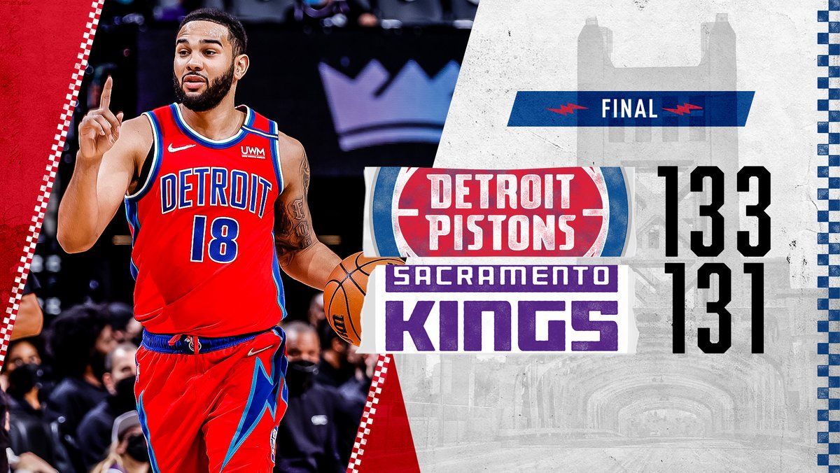 Pistons vs. Kings Playbyplay, highlights and reactions HoopsHype