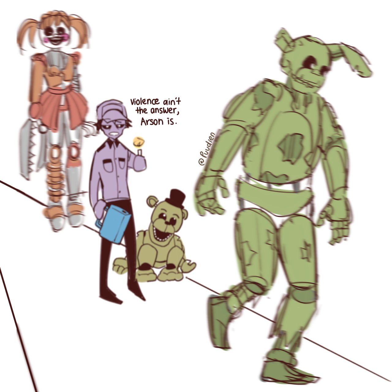 glitchtrap  Fnaf jumpscares, Fnaf funny, Fnaf comics