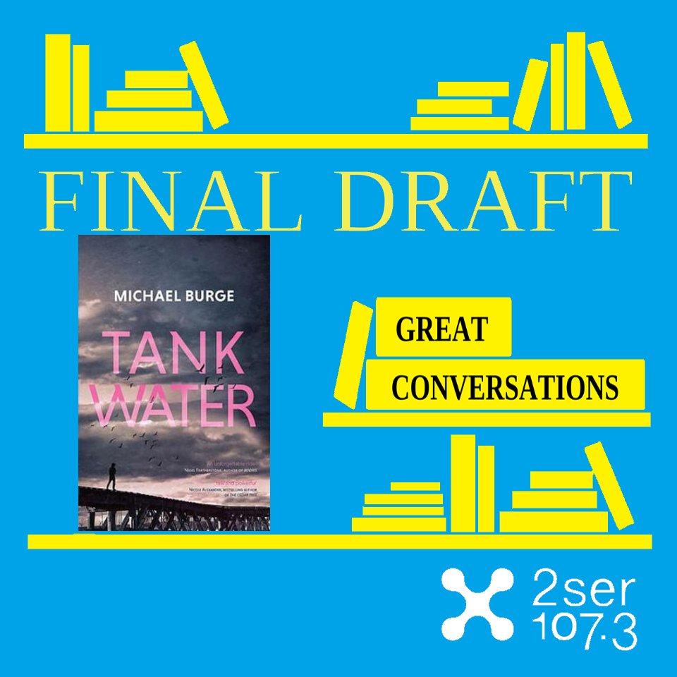 Final Draft (@finaldraft2ser) on Twitter photo Felix Shannon takes over the podcast in conversation with Michael Burge!
Tank Water is an intriguing rural thriller that explores the taboo and tragedy of gay hate crime.
<a href="/burgewords/">Michael Burge</a> <a href="/Jokrono/">Felix Shannon</a> <a href="/MidnightSunOne/">MidnightSun</a>
Listen Now...
player.whooshkaa.com/episode?id=948… Felix Shannon takes over the podcast in conversation with Michael Burge!
Tank Water is an intriguing rural thriller that explores the taboo and tragedy of gay hate crime.
<a href="/burgewords/">Michael Burge</a> <a href="/Jokrono/">Felix Shannon</a> <a href="/MidnightSunOne/">MidnightSun</a>
Listen Now...
player.whooshkaa.com/episode?id=948…