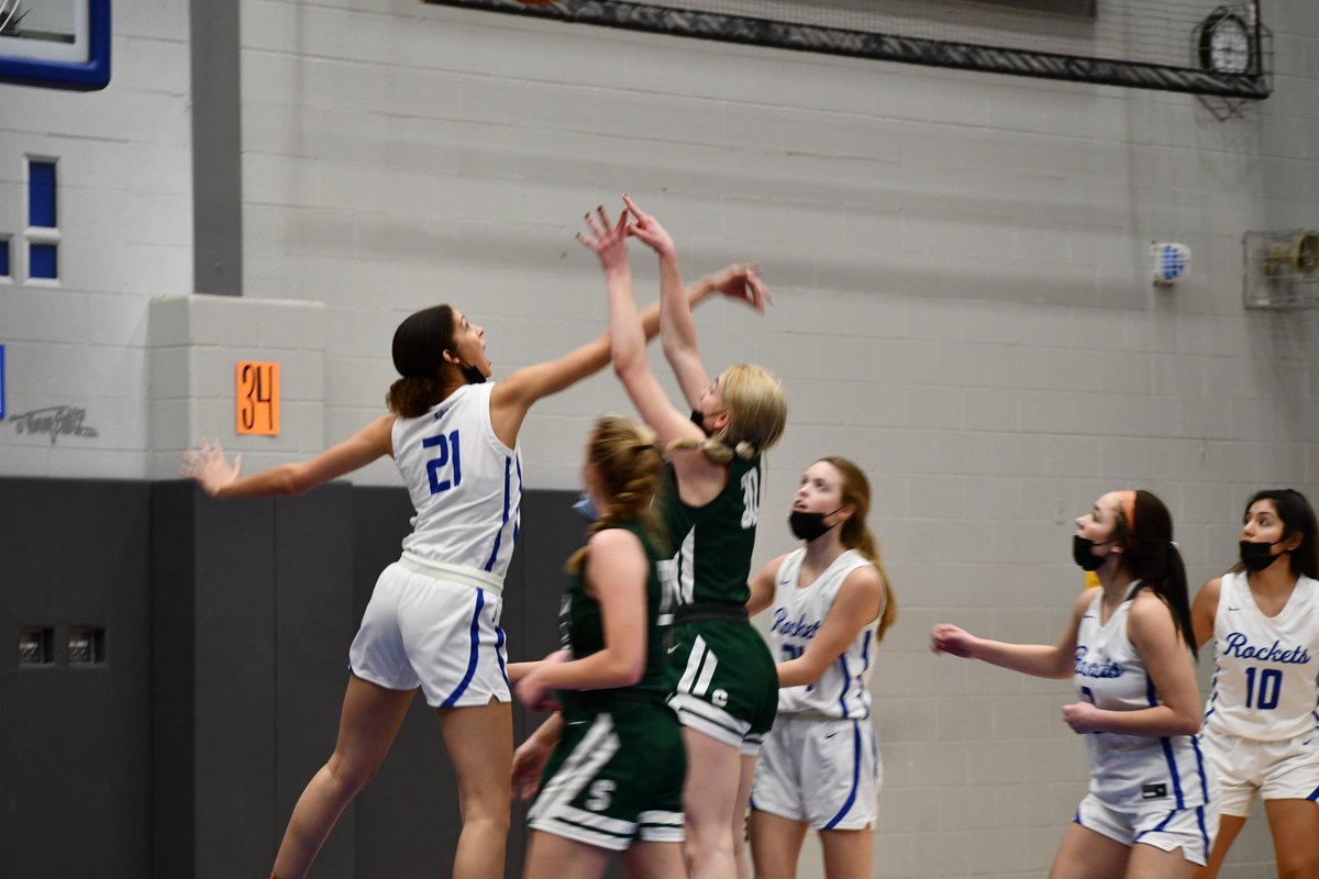 Blast girls love watching <a href="/taylorrcharless/">Taylor Charles</a> jump high for those blocks at the "Orange for Lisa" Blast night <a href="/CHS_rocketbball/">Central Rockets - Girl's Basketball</a> game. Go #21!