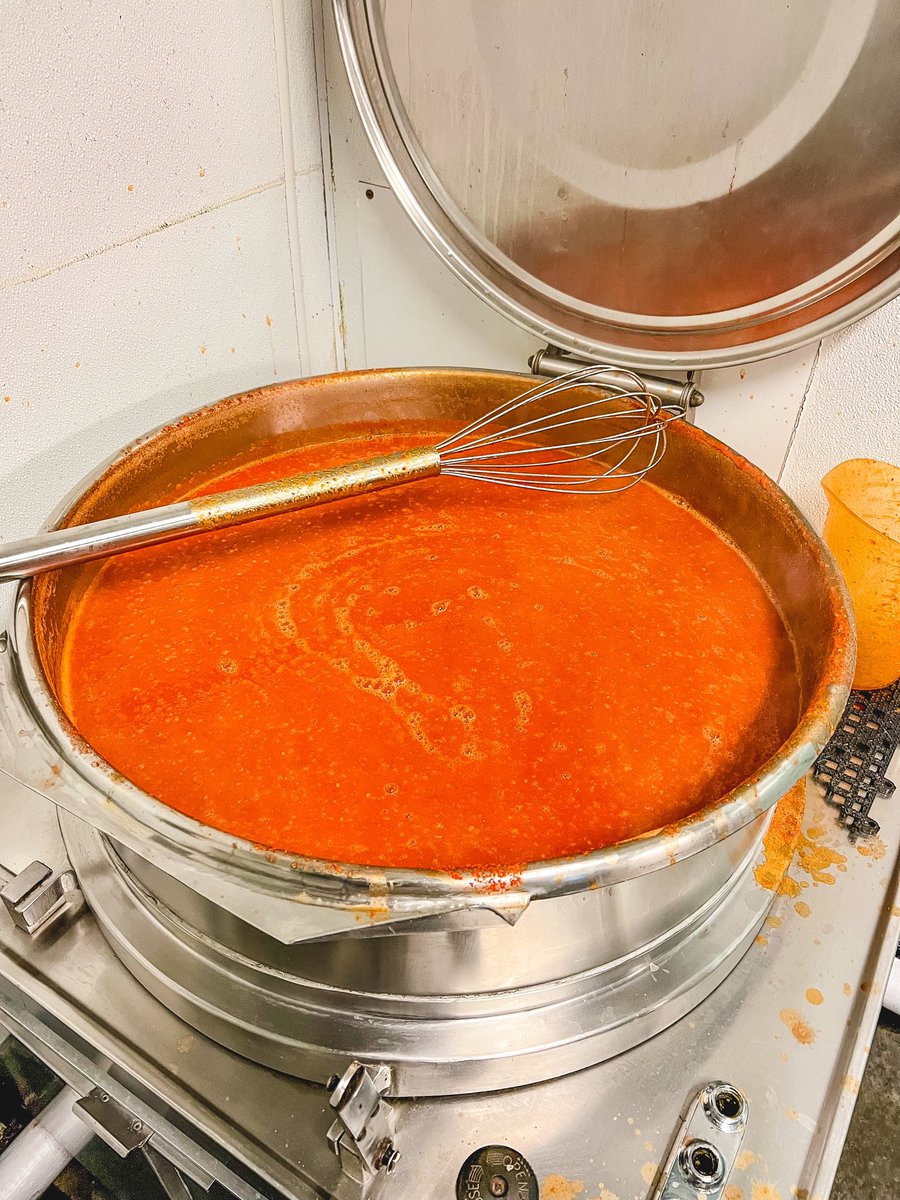 A fresh batch of hot sauce is coming soon! 🌶🔥