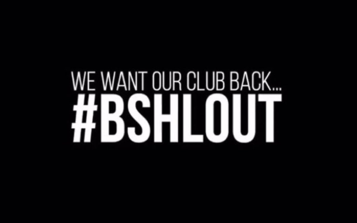 delves1875's tweet photo. They can put me in Twitter jail but it won’t stop me pushing the message the movement, we ain’t going nowhere! #BSHLOUT #BSHLTIMETOGO #KRO #BCFC https://t.co/GJFMs5BBdV
