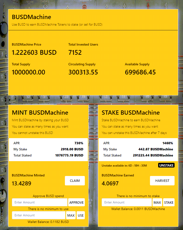 nftlinkz's tweet photo. 🚨BUSDMachine PRICE 🚨

Surpassed: 1.221656 BUSD

DAILY 6% profit on your investment by Staking BUSD 🤑

🚀The project is live for less than 1month and 
people staked over 1 Million BUSD💰

JOIN➡️https://t.co/q7XTz5jMKa

#BUSD #busdmachine #BNBSTAKING 
@AlamoVirtual @angeles_nft https://t.co/uTNKDIVVMR
