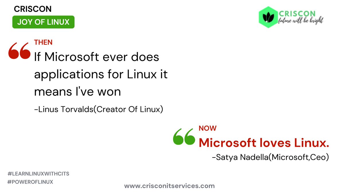CrisconIT's tweet photo. Goodmorning#learnlinuxwithcits#poweroflinux#SATYANADELLA#CrisconITServices#technologynews#poweroflinux#rhel#cybersecurity https://t.co/IZEnpwayTc