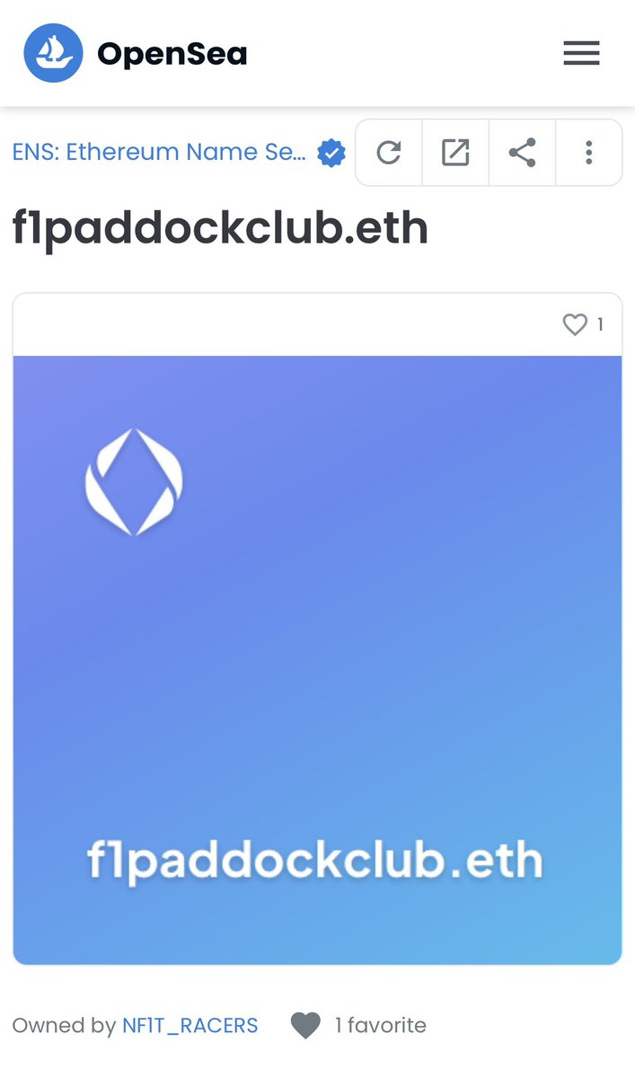 NF1T_NFTs's tweet photo. Proud to announce we have purchased f1paddockclub.eth 🏎💨 building for the future https://t.co/5NUPTVWvoa