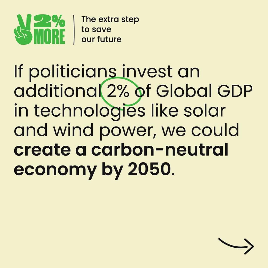 PAravallis's tweet photo. @harari_yuval believes #twopercent of Global GDP spend on clean energy can help create a carbon neutral economy by 2050
Sounds do-able ?@GretaThunberg @BhavreenMK @Drsarika005 @AnuMukarji @anujabali @AnupamaPande2 @SarikaPanda https://t.co/5jI8ZJIIlo