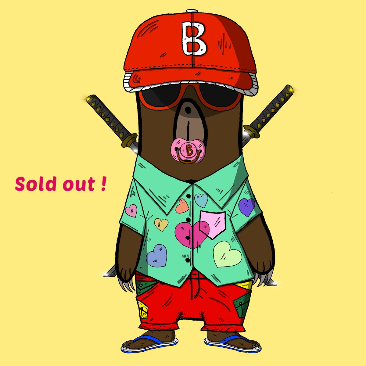 🐻 Standing Bear #18 🐻

Sold out !! 🔥 

Thanks again 🙏 bomoneyliao 🎊

#CRO    #LoadedLions #LoadedLionsFam #LoadedLionsNFT #LazyLionsNFT #LazyLions #nftcollector #NFT #NFTs #cryptocomnft #nftart #StandingBear #nftcollectors #NFTCommunity #NFTdrop