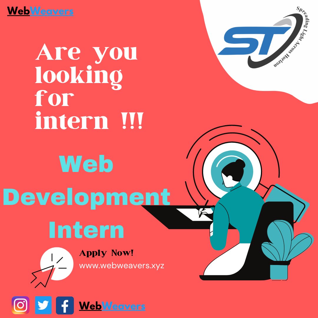 webweavers25's tweet photo. Apply here 👇
https://t.co/WChEiyrdOY

Follow up for more updates 👆

#hiring #freelance #internship #internships #web #webdevelopment #webdeveloper #webdevelopers #webdevelopingintern https://t.co/CDenjqhPNx