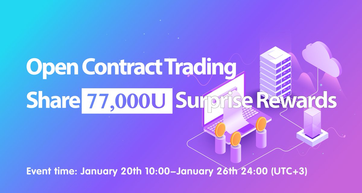 #PluBits Contract activity is here！

📑Opening contract trading
💵Sharing 77,000 U surprise rewards

See More👉plubits.com/en_US/noticeIn…

#Bitcoin #cryptocurrency #Giveaway #PluBits